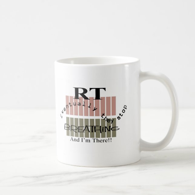 Mug Cadeaux drôles de thérapeute respiratoire (Droite)