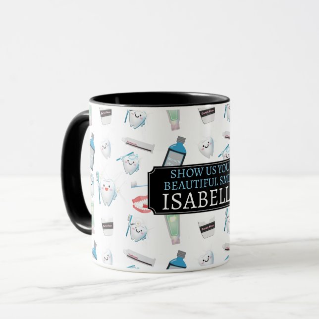Mug Cadeaux du personnel dentaire - Personnaliser (Devant gauche)