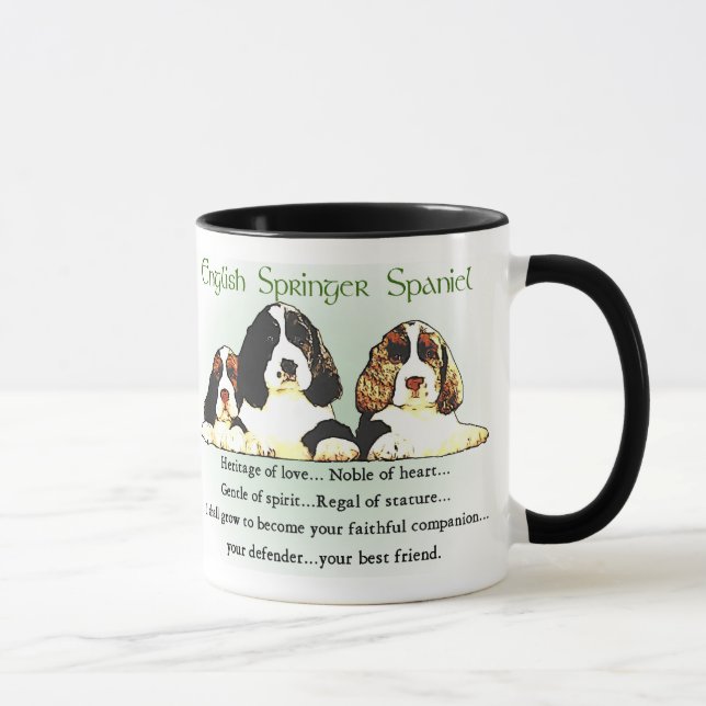 Mug Cadeaux espagnols Springer anglais (Droite)