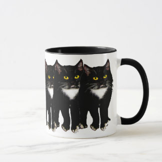 Mug Cadeaux et salutations de chat de smoking