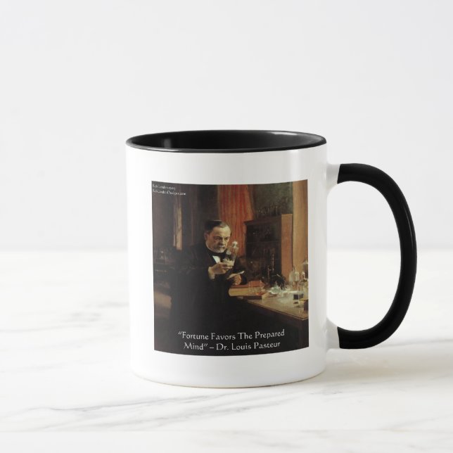 Mug Cadeaux et T-shirts « Chance » de Louis Pasteur (Droite)