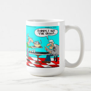 Mug Cadeaux et t-shirts drôles de vache de dessin anim