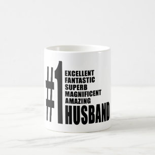 Mug Cadeaux frais pour des maris : Mari du numéro un