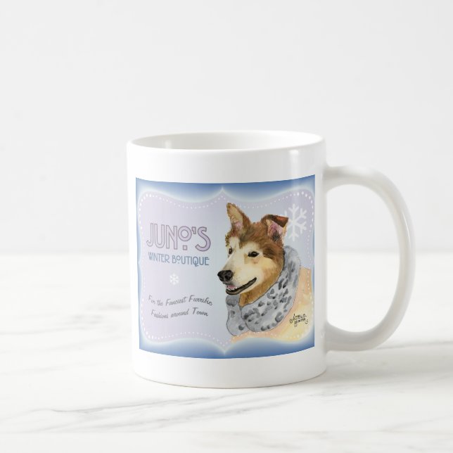 Mug Cadeaux Husky Malamute (Droite)