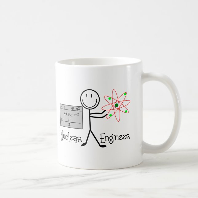 Mug Cadeaux nucléaires d'ingénieur--Personnages en (Droite)