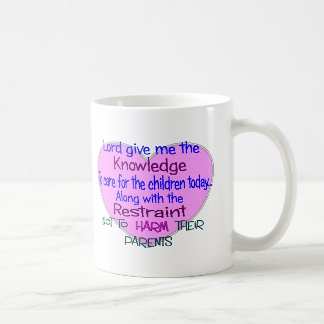 Mug Cadeaux pédiatriques d'infirmière--Énonciations (Droite)
