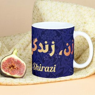 Mug Cadeaux persans personnalisés Femmes Vie libre en 