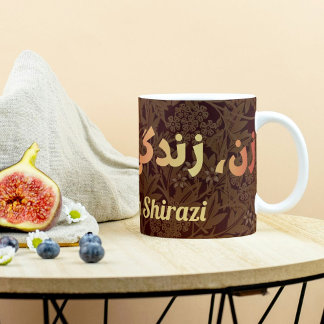 Mug Cadeaux persans personnalisés Femmes Vie libre en 