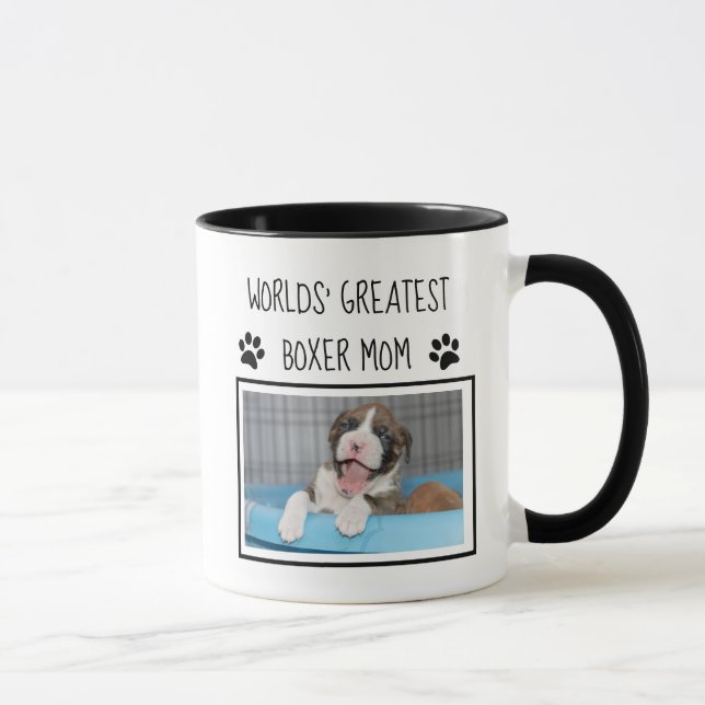 Mug Cadeaux personnalisés de chien - la plus grande (Droite)
