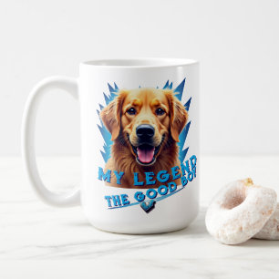 Mug Cadeaux personnalisés de mascotte Golden Retriever
