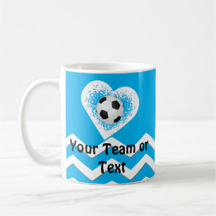 Mug Cadeaux personnalisés du football pour des joueurs
