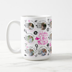 Mug Cadeaux personnalisés pour l'anniversaire d'une fi