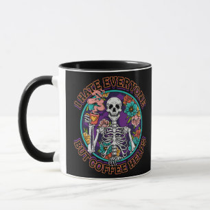 Mug Cadeaux pour amateurs de café Je déteste tout le m