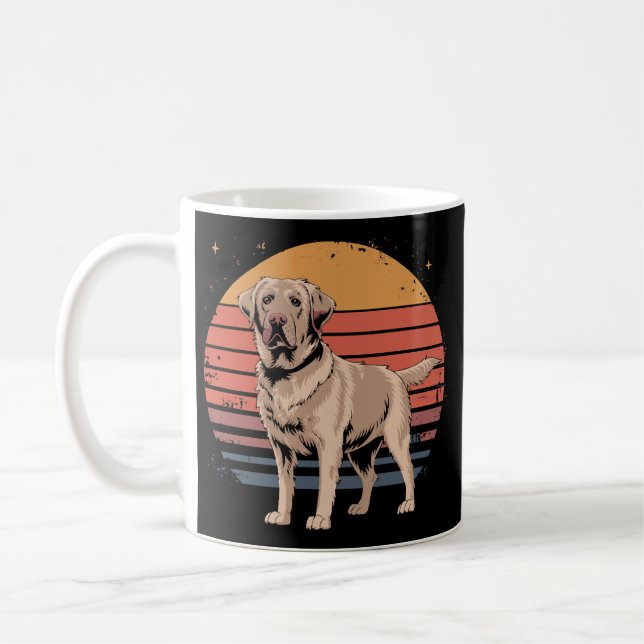 Mug Cadeaux pour amateurs de chiens Retriever du Labra (Gauche)