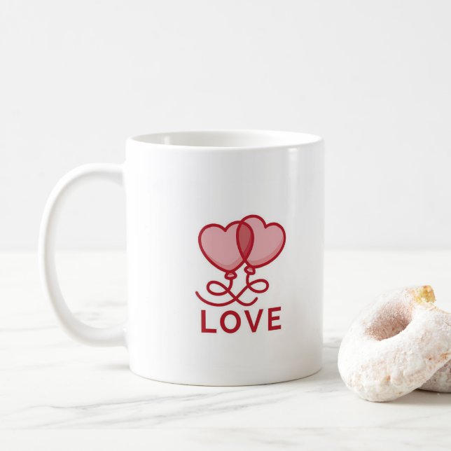 Mug Cadeaux pour Amoureux de Café (Avec donut)