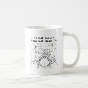 Mug Cadeaux pour des batteurs, des musiciens, et des