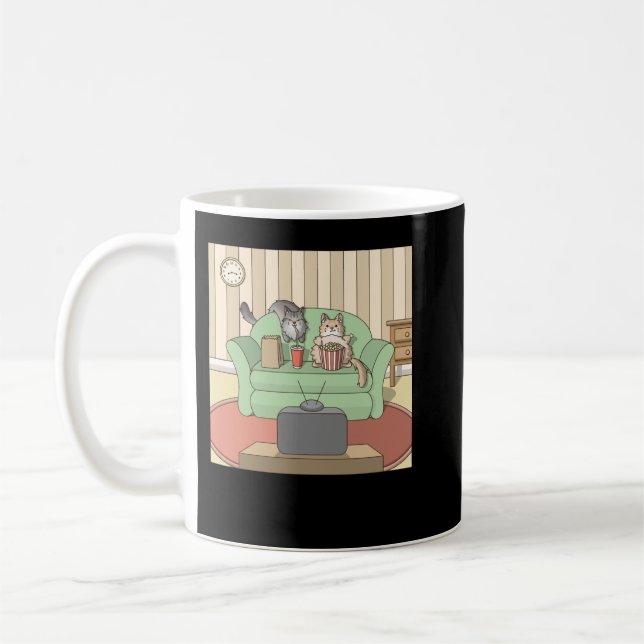 Mug Cadeaux Pour Femmes Boris Et Natasha Graphique Pou (Gauche)