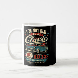 Mug Cadeaux pour hommes âgés de 95 ans voiture vintage
