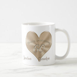 Mug Cadeaux pour les 60 ans de mariage des grands-pare