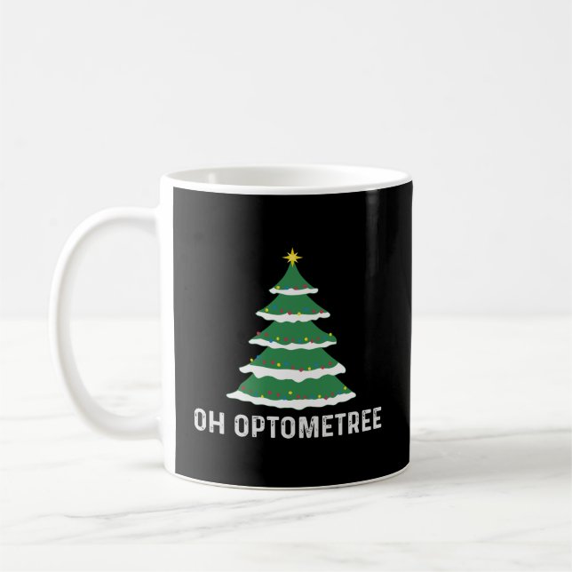 Mug Cadeaux Pour Optométristes Optométrie Oh Optométri (Gauche)