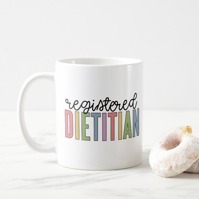 Mug Cadeaux RD multicolores enregistrés (Avec donut)