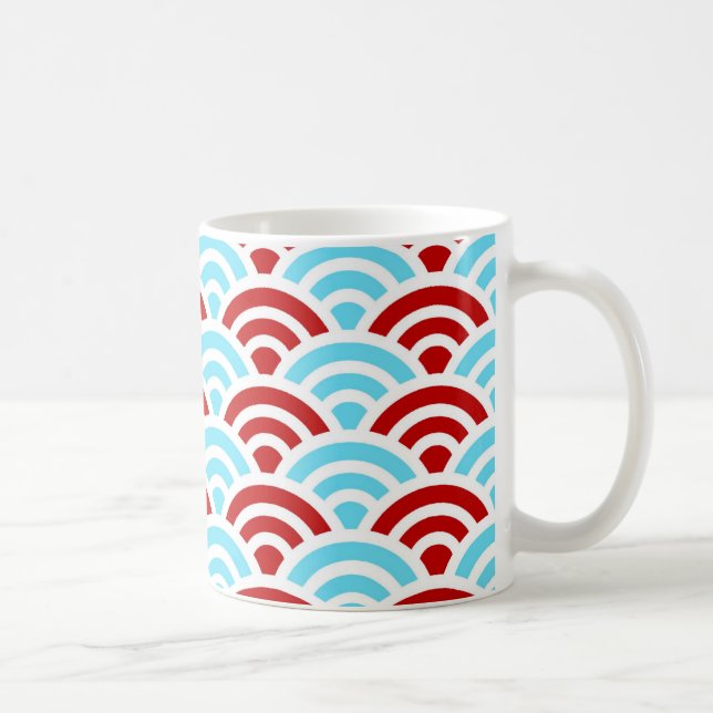 Mug Cadeaux rouges d'arcs-en-ciel de voûte de (Droite)