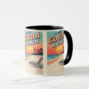 Mug Cadeaux vintage Travel Cocoa Beach Floride westgat