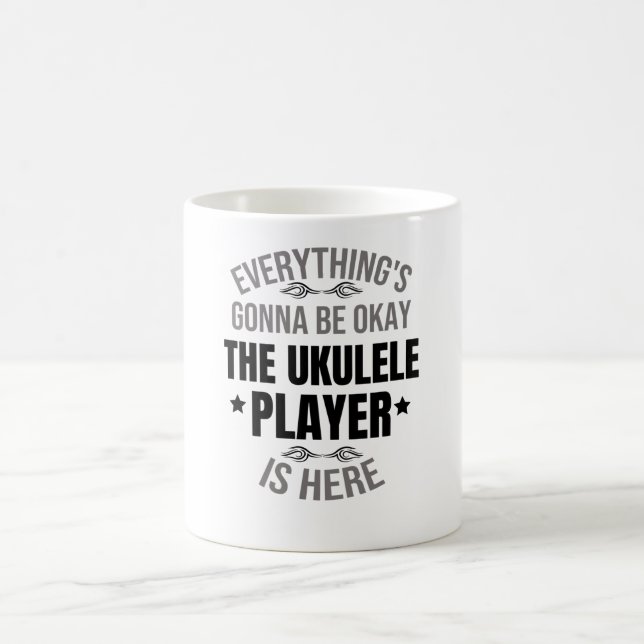Mug Cadeaux Vintages d'Ukulele| Joueurs d'Ukulele Cade (Centre)