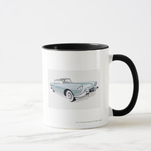 Mug Cadillac 1957 avec la silhouette du conducteur à