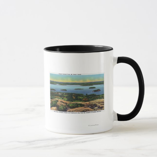 Mug Cadillac Mt Summit Vue du port de Bar (Droite)