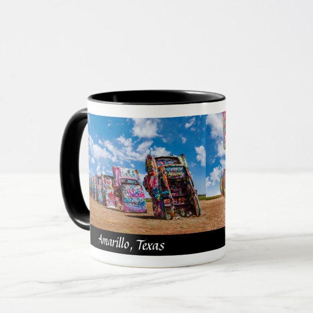 Mug Cadillac Ranch, Amarillo, Texas - Designer (Devant gauche)