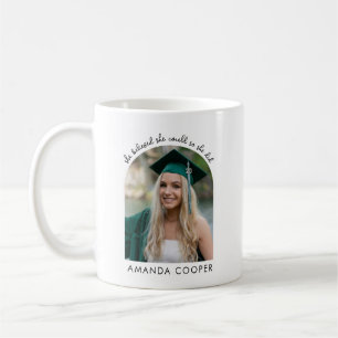 Mug Cadre arqué moderne personnalisé pour photo de rem
