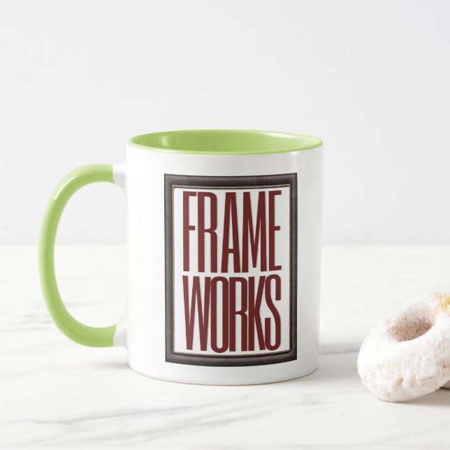 Mug Cadre de génie logiciel et programmation (Avec donut)