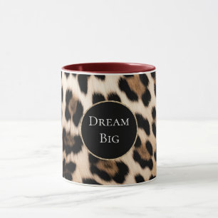 Mug Cadre de Parties scintillant animal léopard de crè