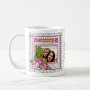 Mug Cadre de photos personnalisé et magnifique, Fête d