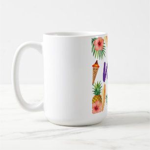 Mug Cadre d'Hibiscus Tropical pour une ambiance Aloha