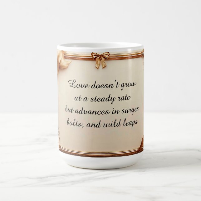 Mug Cadre doré élégant orné (Centre)