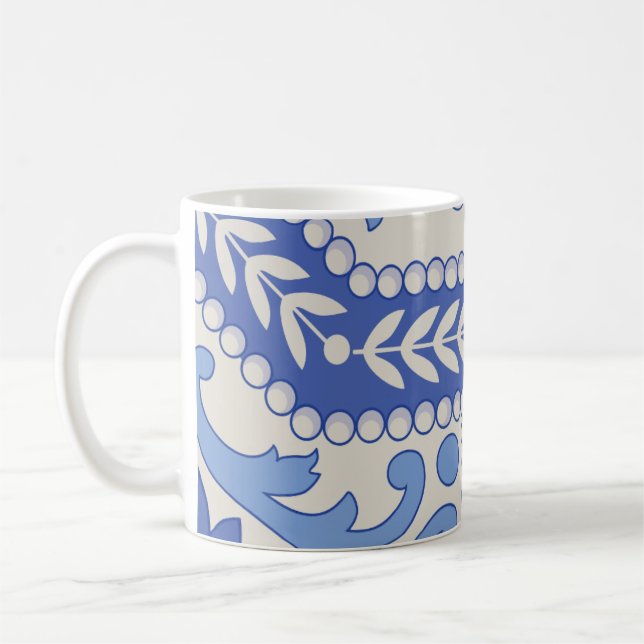 Mug Cadre en perles botaniques (Gauche)
