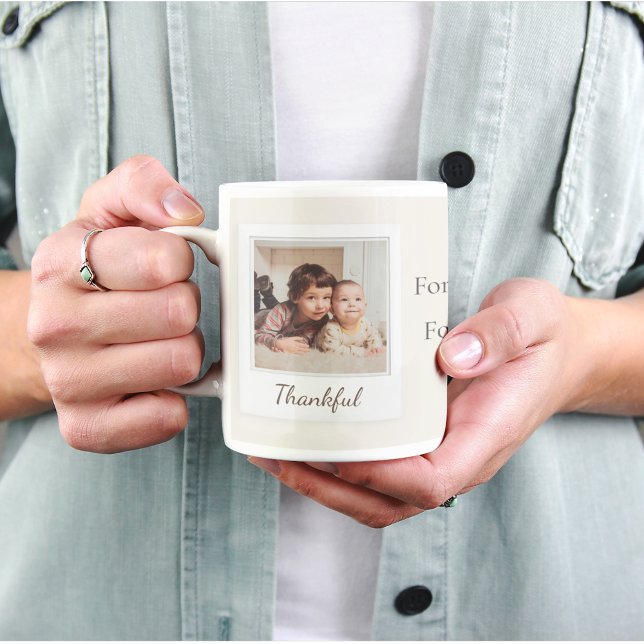 Mug Cadre Photo Polaroïd Remercié & Bénis | Cadeau Per (Créateur téléchargé)
