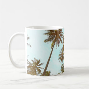 Mug Cadre tropical : Palmiers Abstraits