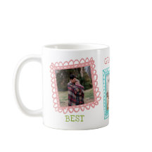 Cadres griffés Meilleur Collage photo grand-mère