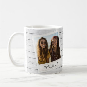 Mug Cadres Photo Rustiques 2 - Impression sur Bois Shi