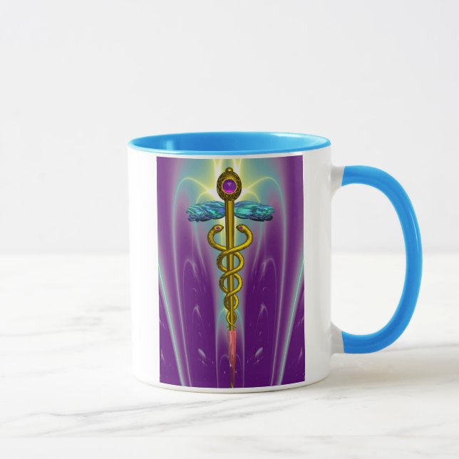 Mug CADUCEUS, amitiste de l'or dynamique (Droite)