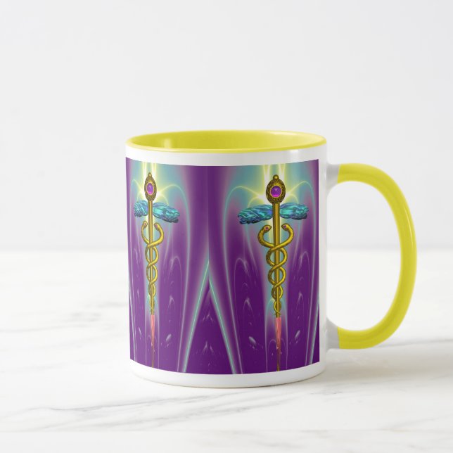 Mug CADUCEUS, amitiste de l'or dynamique (Droite)