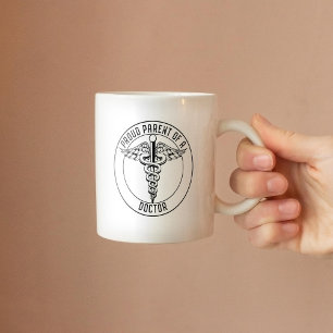 Mug Caduceus Personnel de Hermes Fiers Parent d'un doc