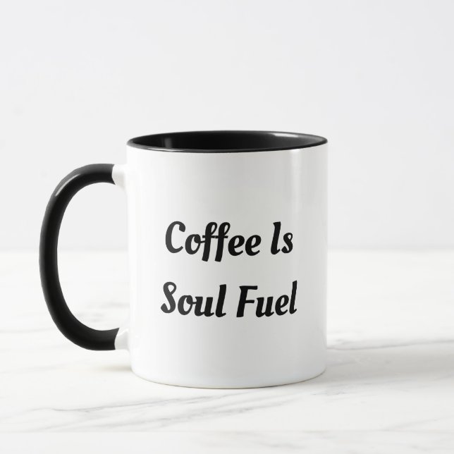 Mug Cafasse Soul Motivation du carburant Motivation Ph (Gauche)