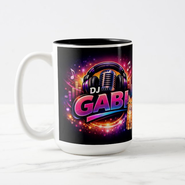 MUG CAFÉ À DEUX TONS DJ GABI 2 (Gauche)