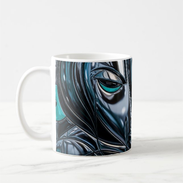 Mug Café Abstrait Cyber (Gauche)