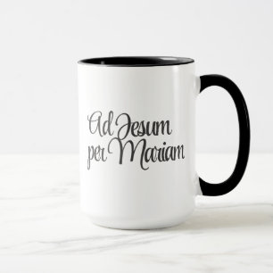 Mug Café Ad Jesum per Mariam (Vers Jésus par Marie)