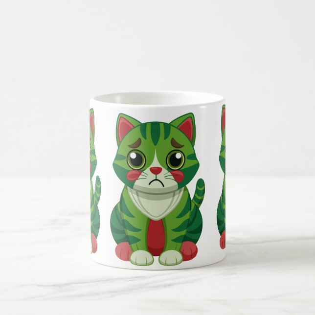 Mug Café Adorable Chat Floral Mignon Amoureux de C (Centre)
